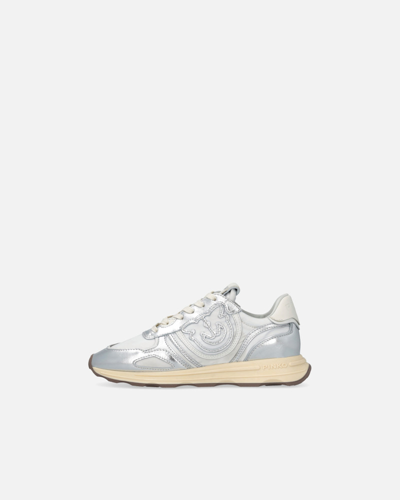 PINKO LOGO SNEAKERS WITH SILVER DETAILS outlook