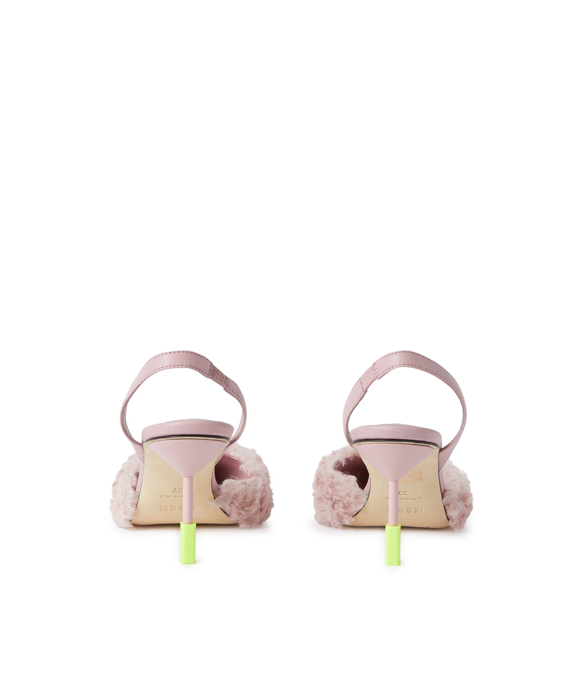Faux fur slingbacks - 2