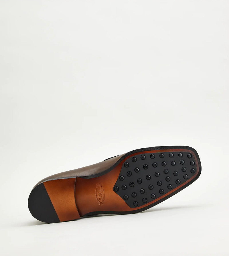 LOAFERS IN LEATHER - BROWN 4