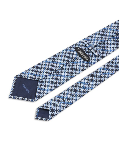 TOM FORD checked tie outlook