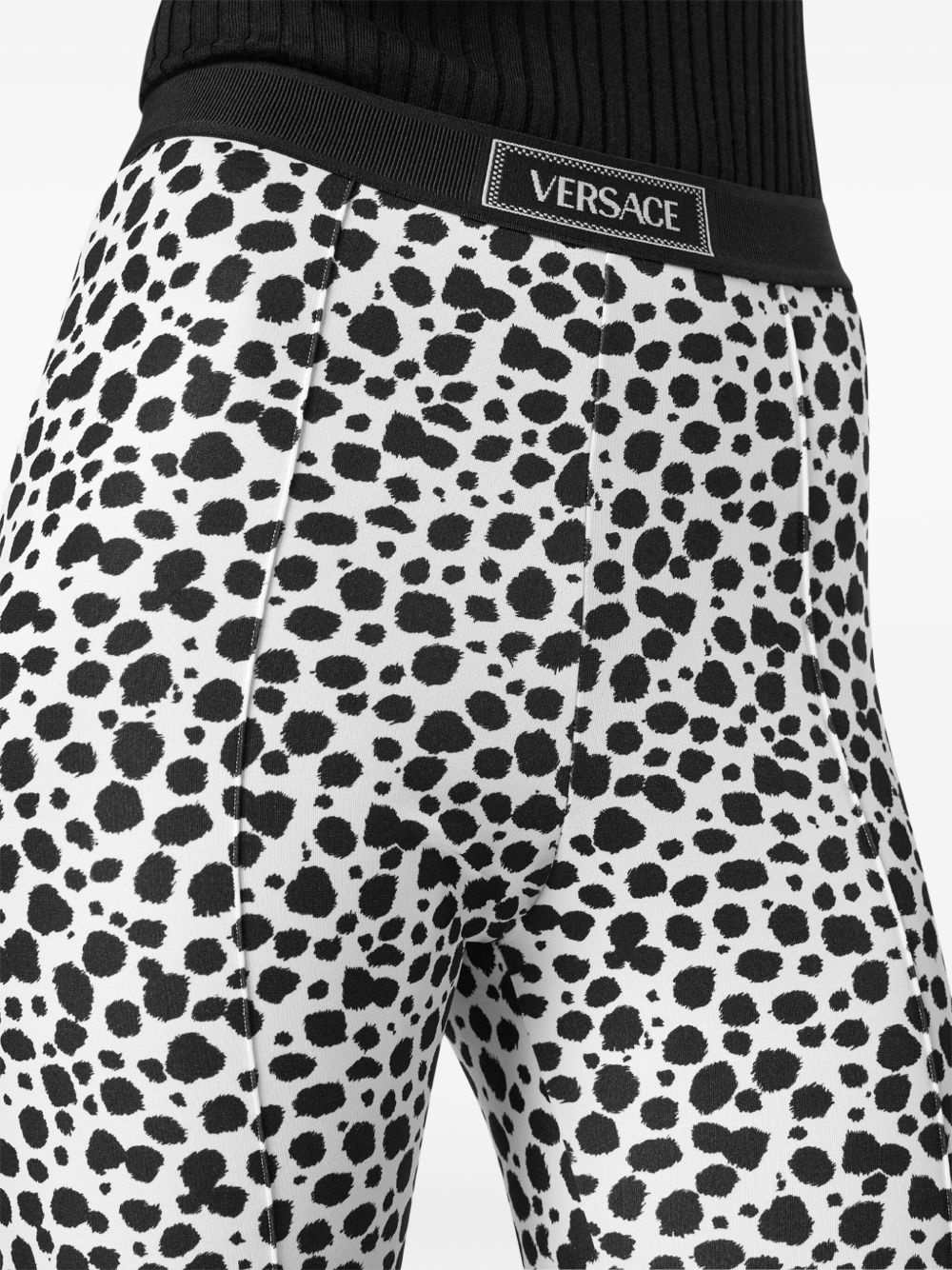 printed stirrup leggings - 5