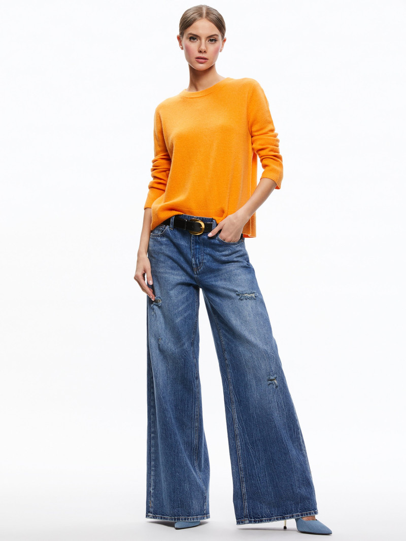Alice + Olivia KRAVIT CREWNECK SWEATER outlook