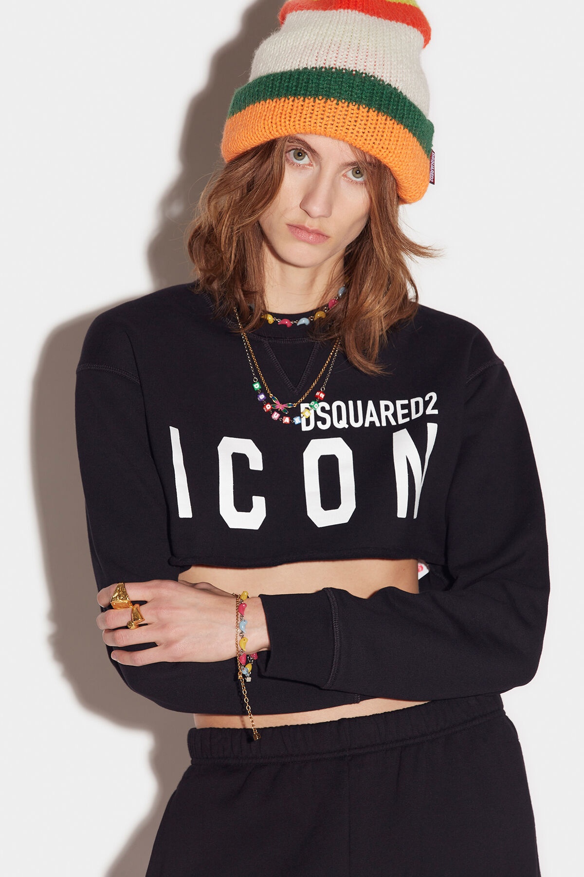 BE ICON COOL CROPPED SWEATER - 1