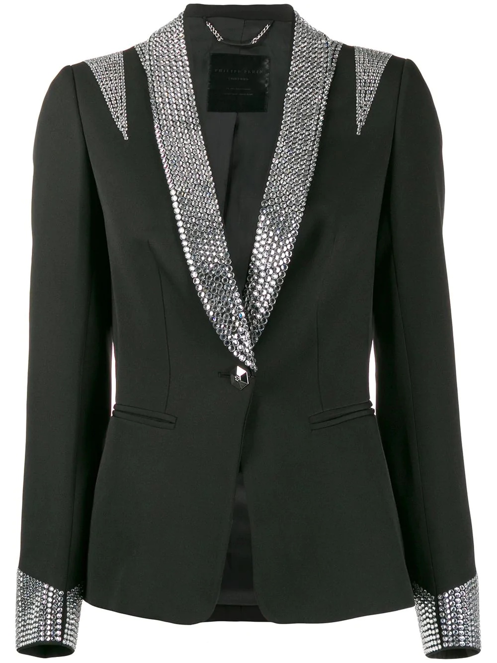 crystal tuxedo jacket - 1