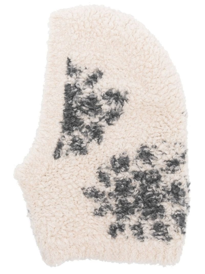 Brunello Cucinelli faux-shearling knit hat outlook