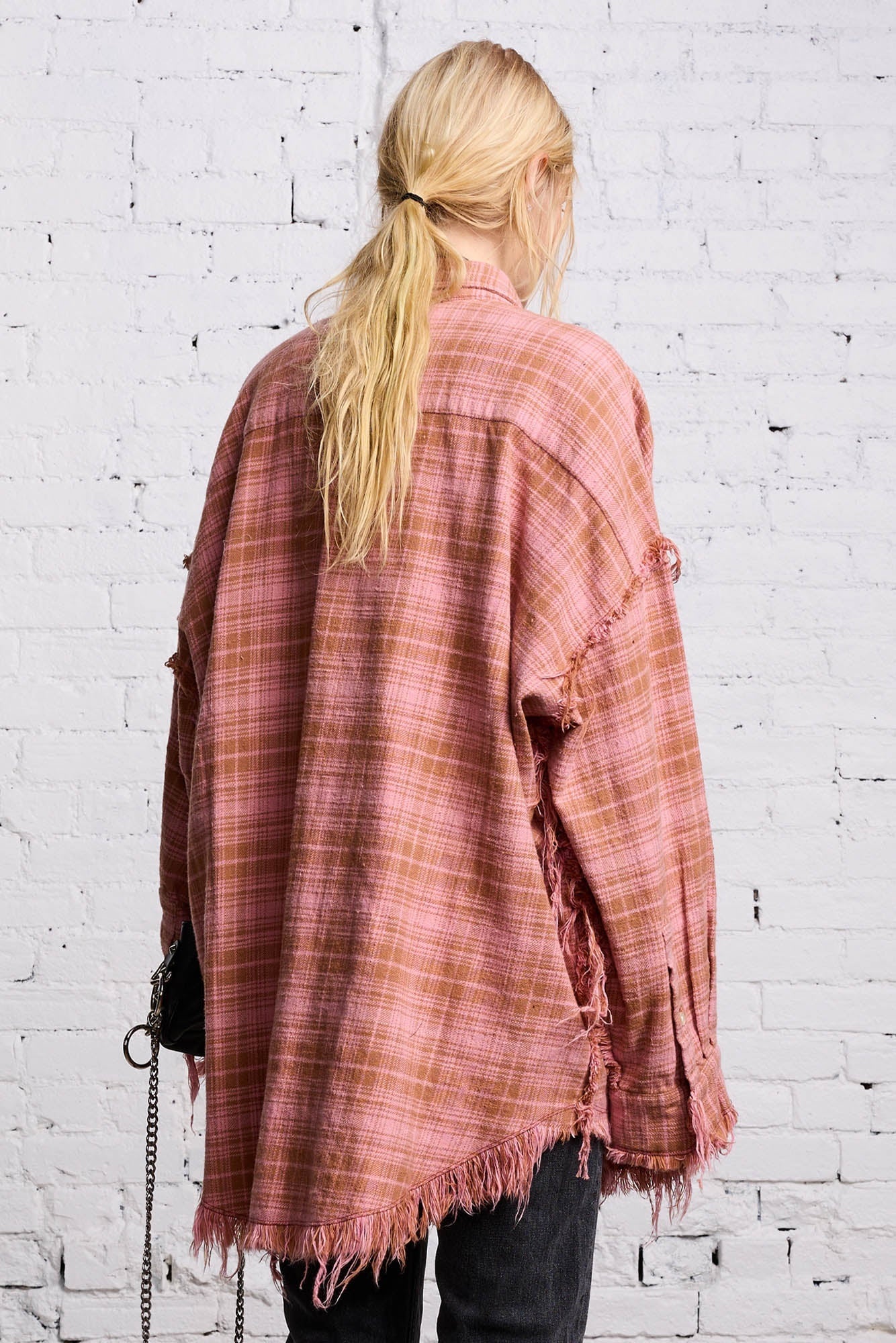 SHREDDED DROP NECK - PINK OVERDYE - 5