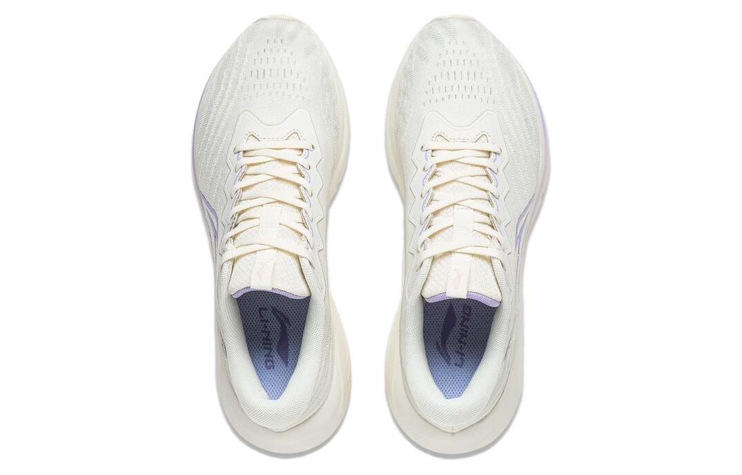 (WMNS) Li-Ning Lark 'Cream White Light Purple' ARST034-2 - 4