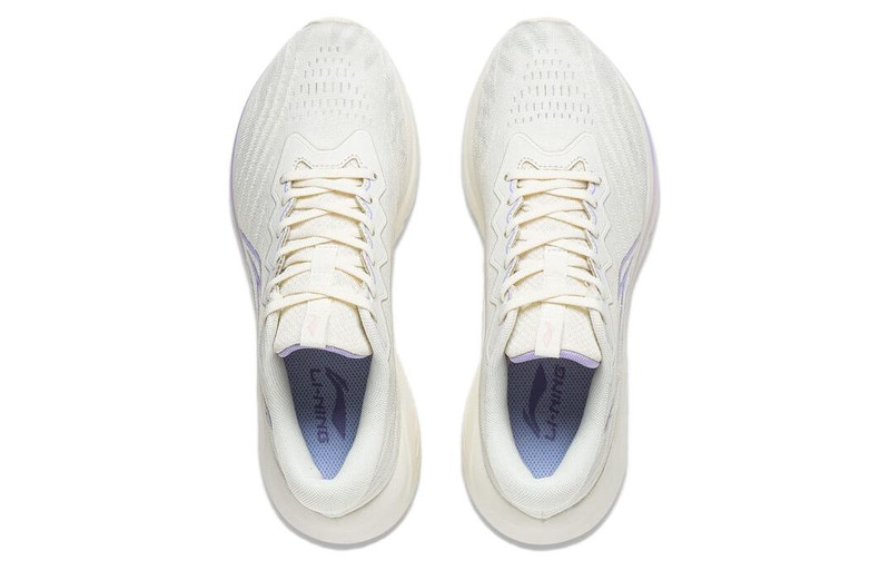 Li-Ning (WMNS) Li-Ning Lark 'Cream White Light Purple' ARST034-2 outlook