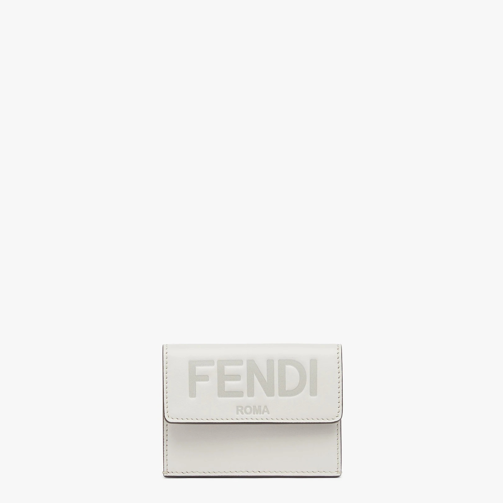 Compact Fendi Roma tri-fold wallet, with large internal compartment for banknotes, three concealed c 1