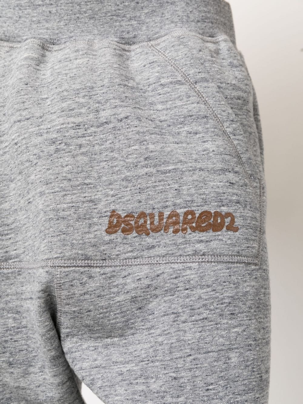 logo-print cotton track pants - 5
