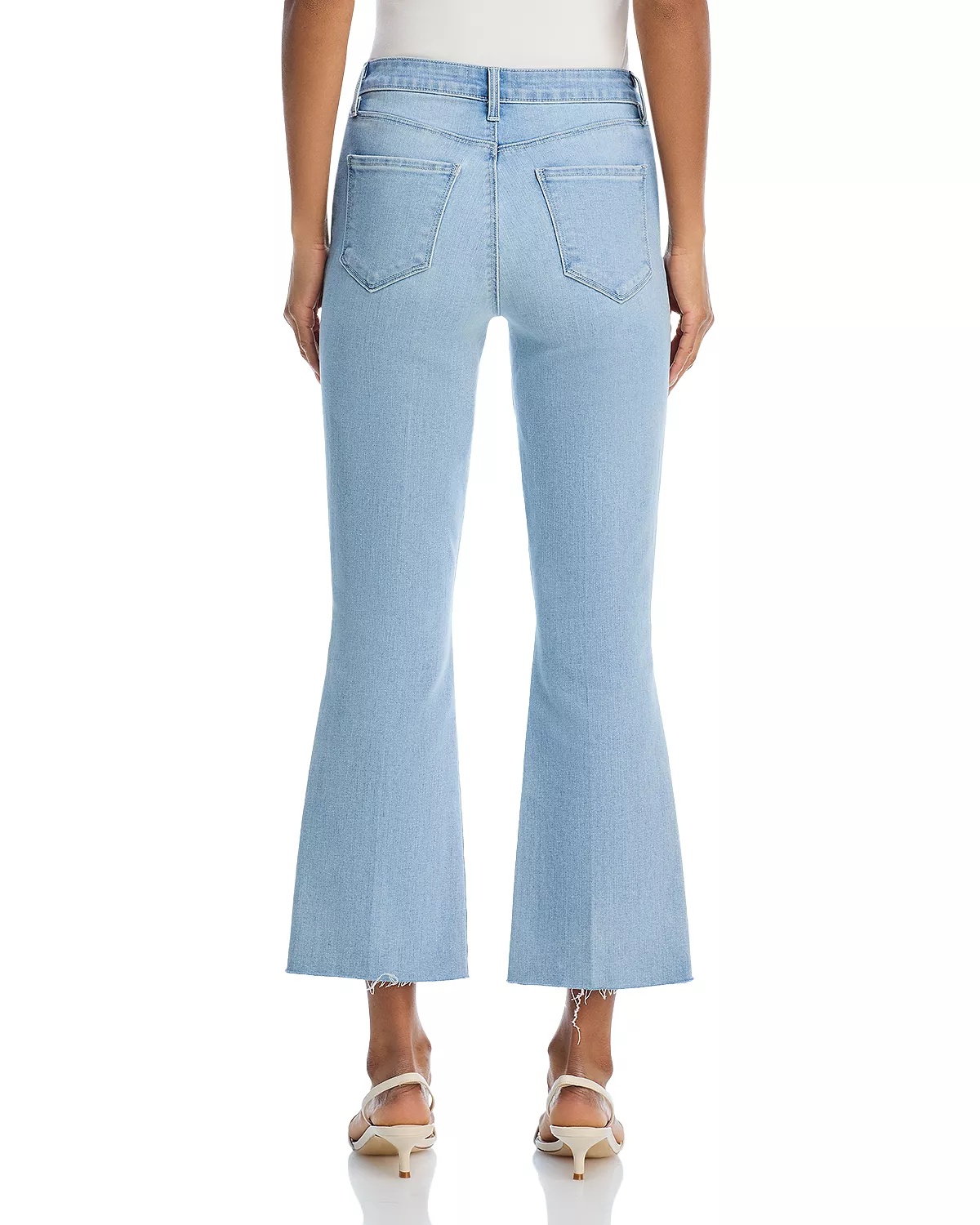 Kendra High Rise Cropped Flare Jeans in Dorian - 3