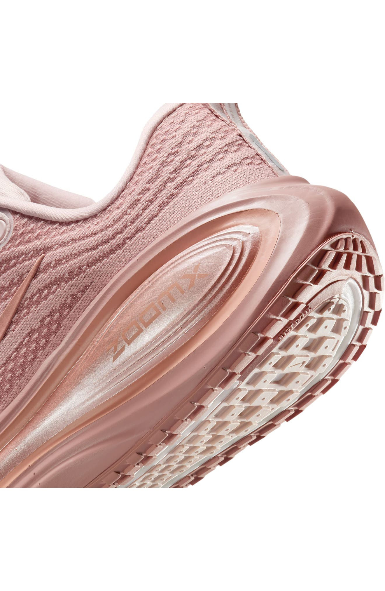 Nike Vomero Plus Running Shoe in Particle Pink/Rose Gold/Red at Nordstrom - 8