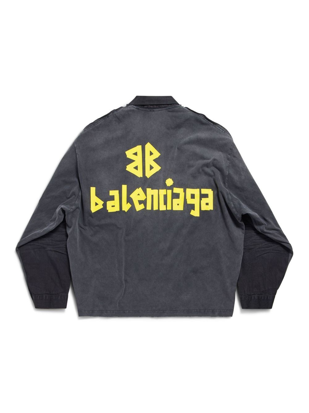 Tape Type oversize hybrid jacket - 6
