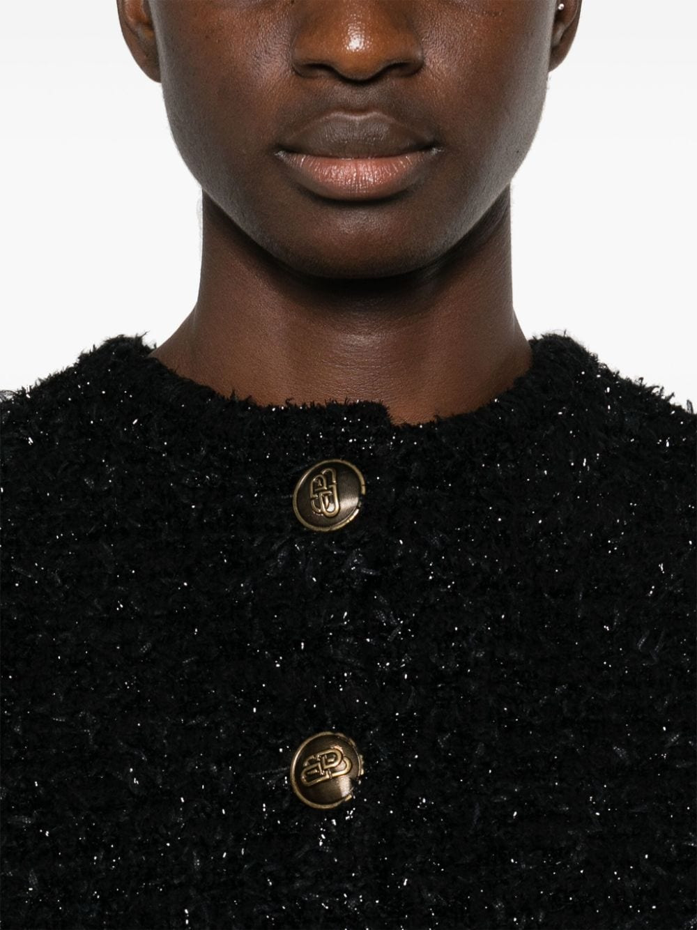 Balenciaga Bouclé cropped jacket - 2