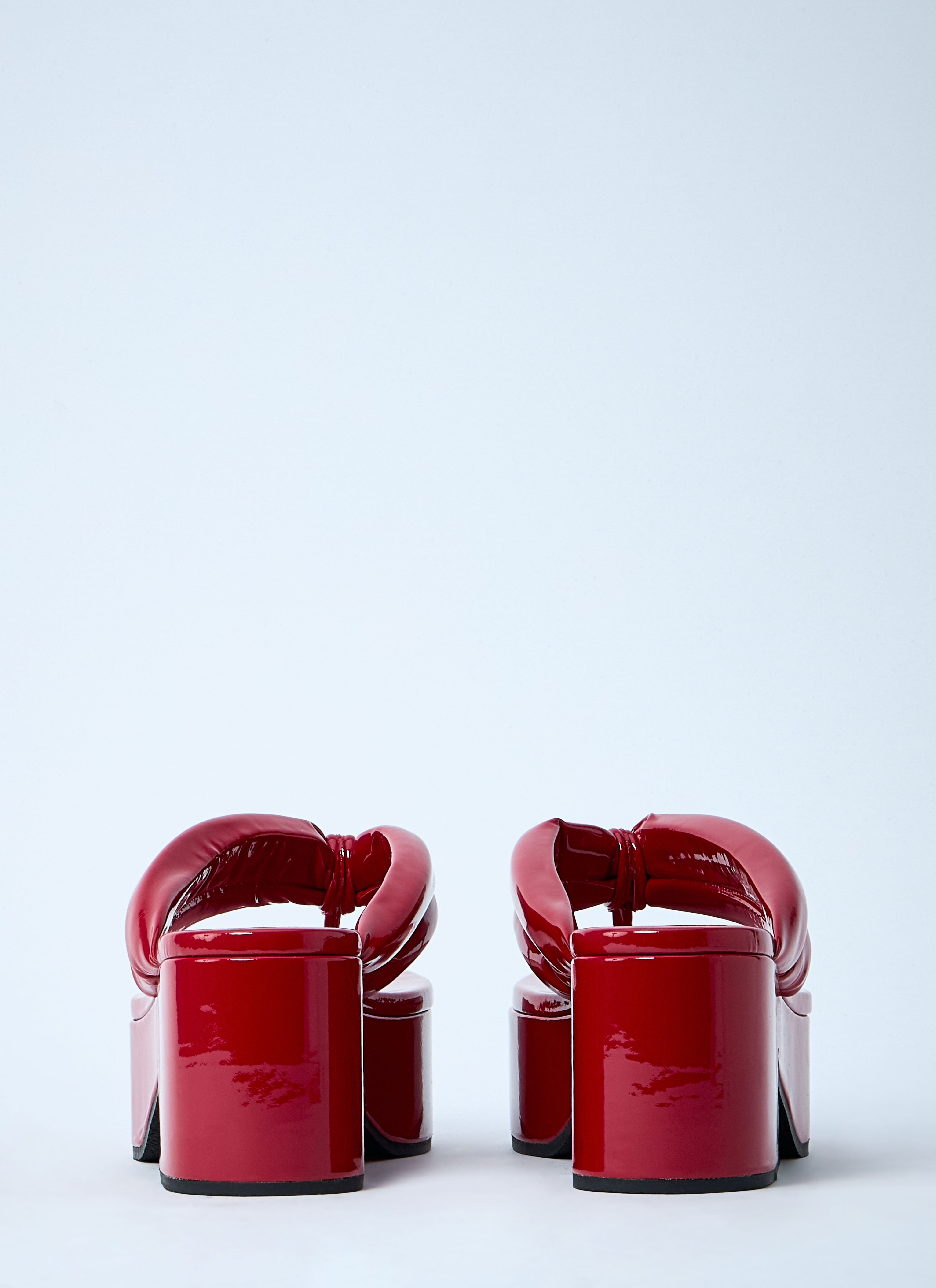 Dries Van Noten Women High-Shine Heeled Sandals - 5