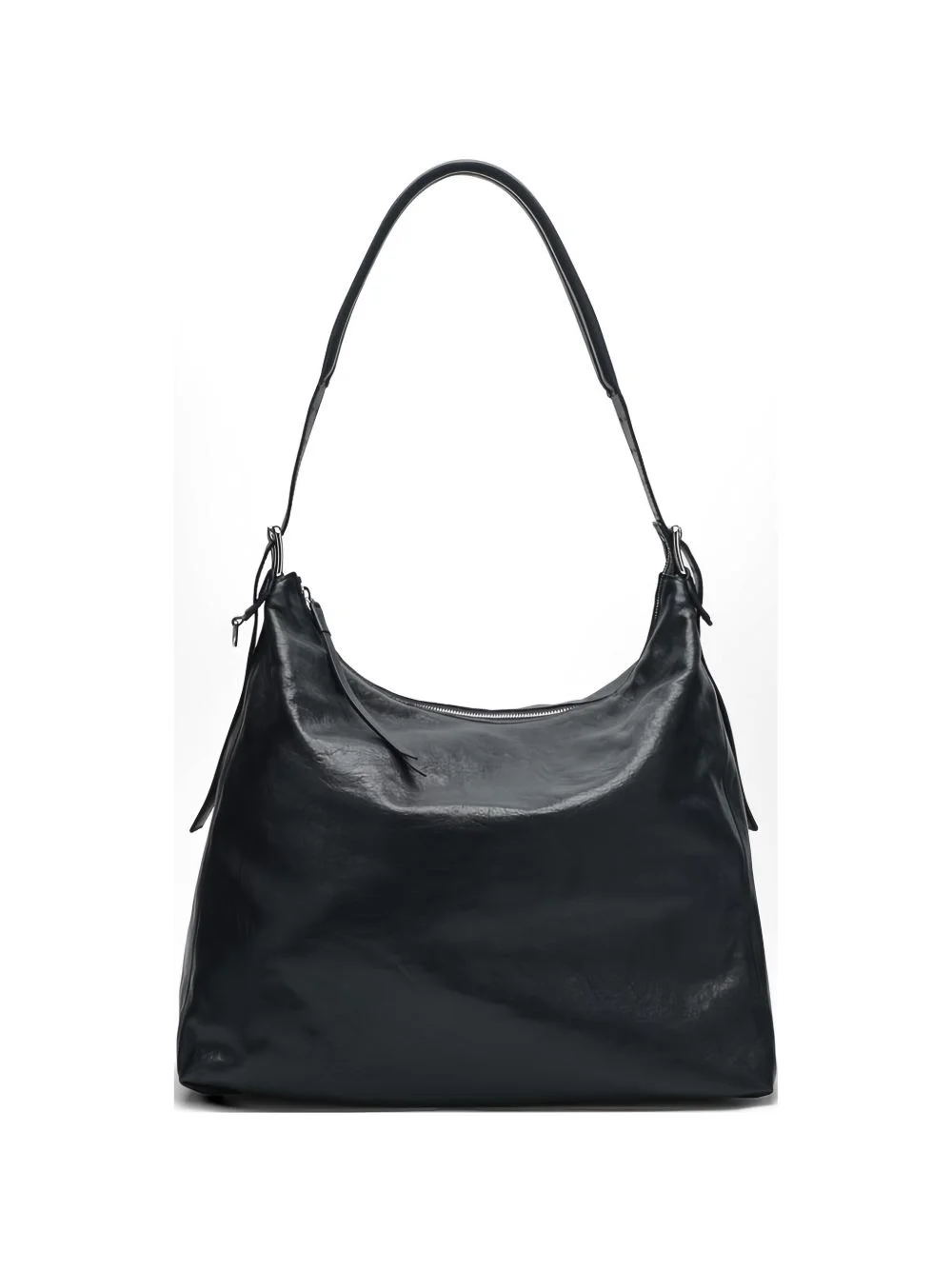 buckle-strap shoulder bag - 1