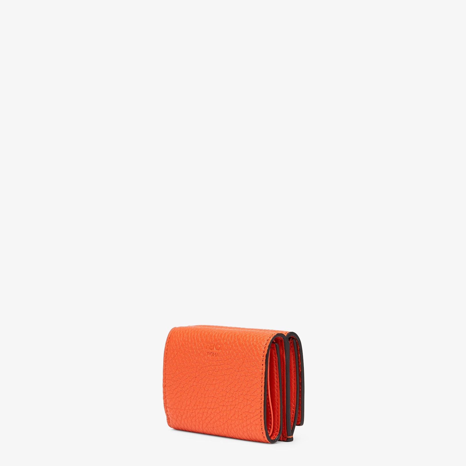Compact, tri-fold Peekaboo Selleria wallet with large internal banknote compartment and three concea - 2