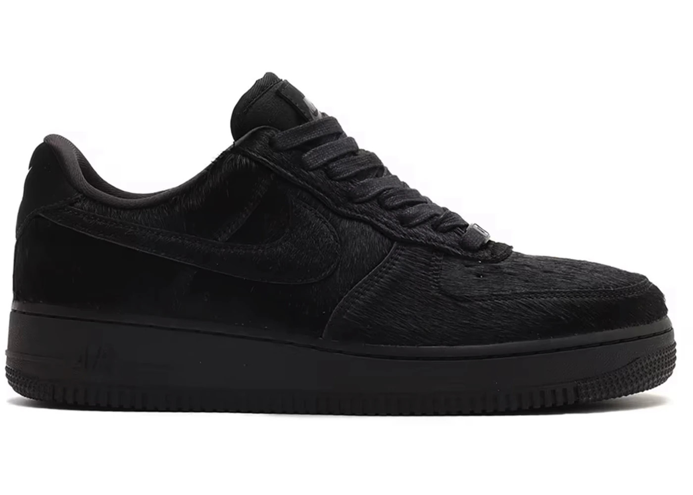 Nike Air Force 1 Low '07 Triple Black Pony Hair (Women's) - 1