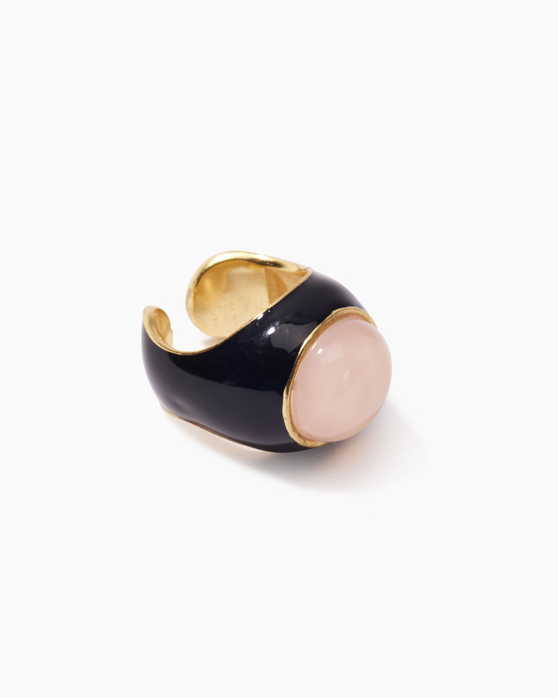 Carolina Herrera x Olympia Babylonia Cabochon Ring 1
