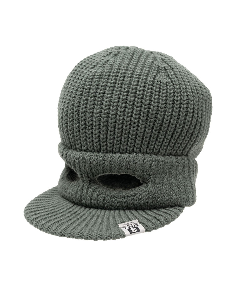 Masked Visor Knit Cap 5