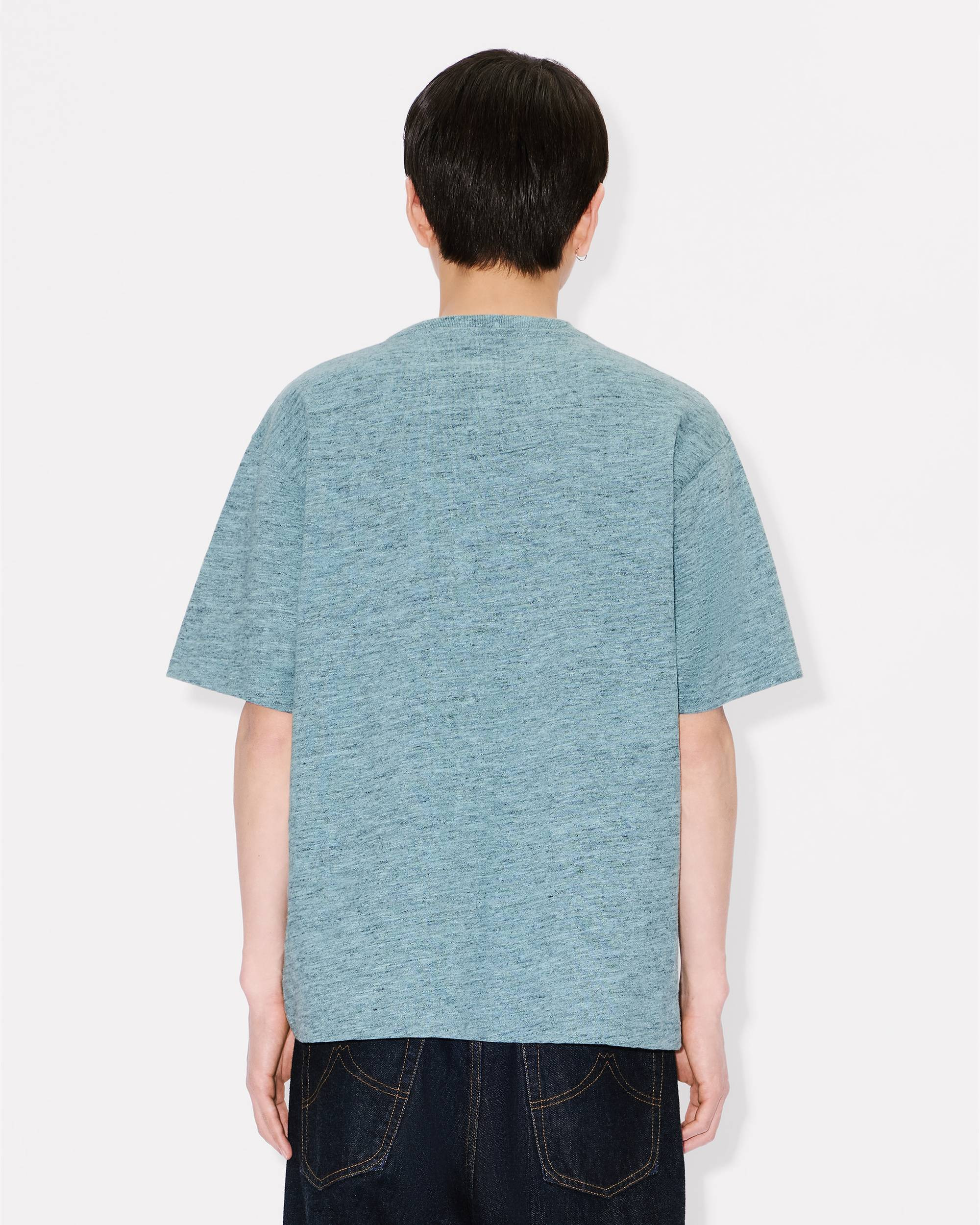 'KENZO Paris Chainstitch' embroidered T-shirt in cotton - 4