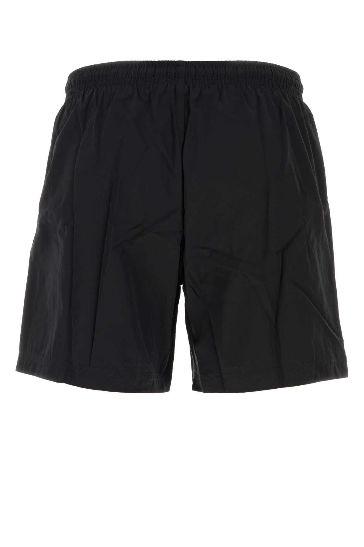 Alexander Mcqueen Men Black Nylon Swimming Shorts - 2