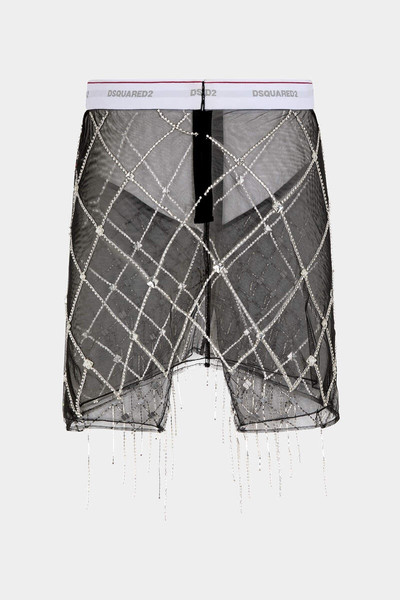 DSQUARED2 CRYSTAL CAGE MINI SKIRT outlook