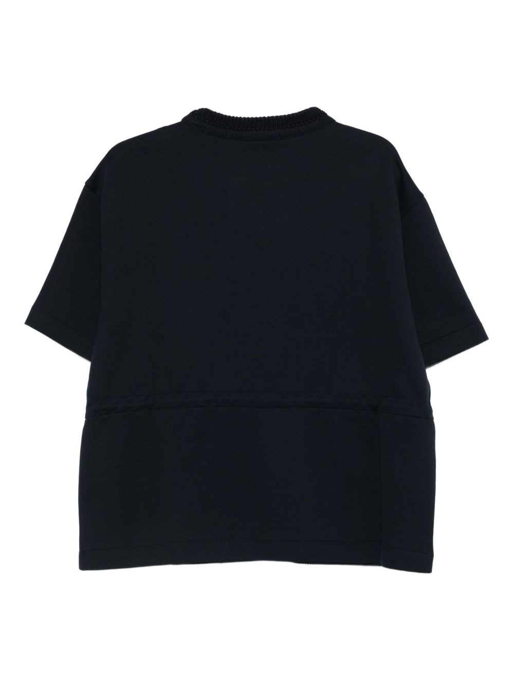 drawstring-waist T-shirt - 2
