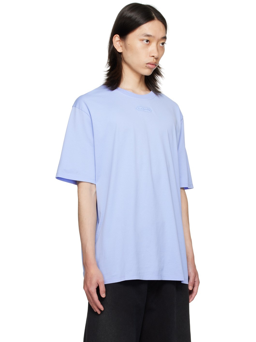 Blue Logo Patch T-Shirt - 2