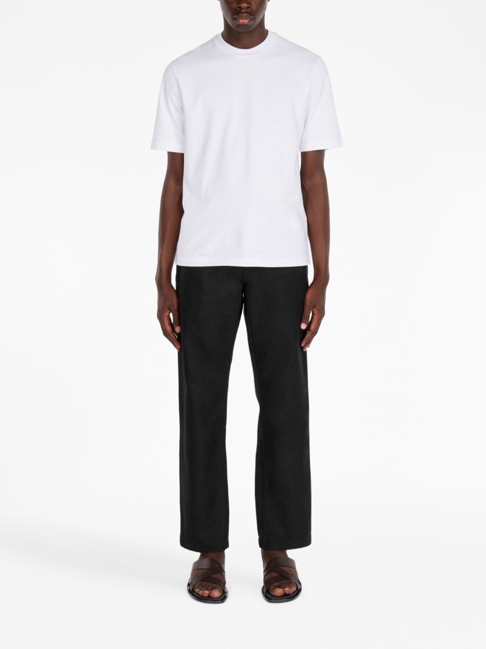 straight-leg chino trousers - 2