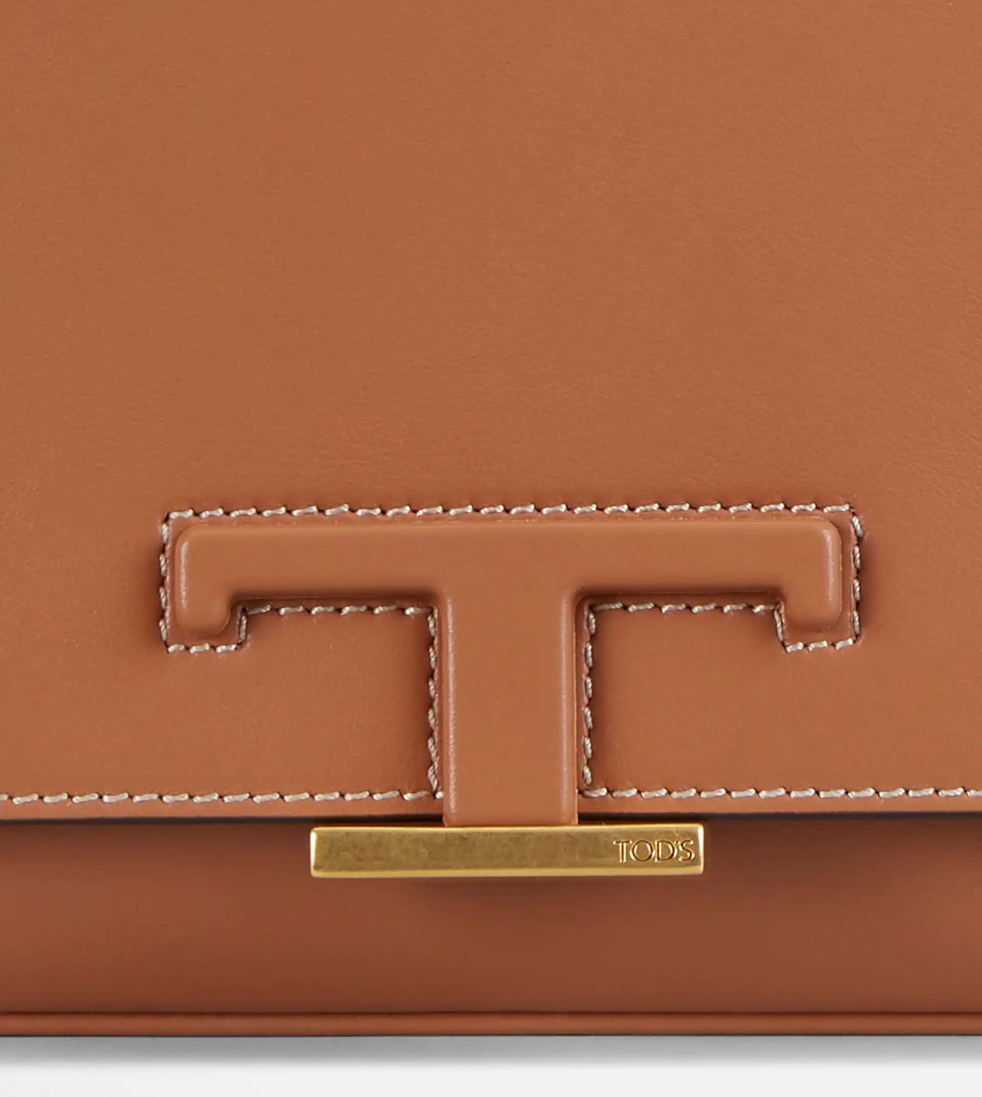 TIMELESS BELT BAG MINI IN LEATHER - BROWN - 5