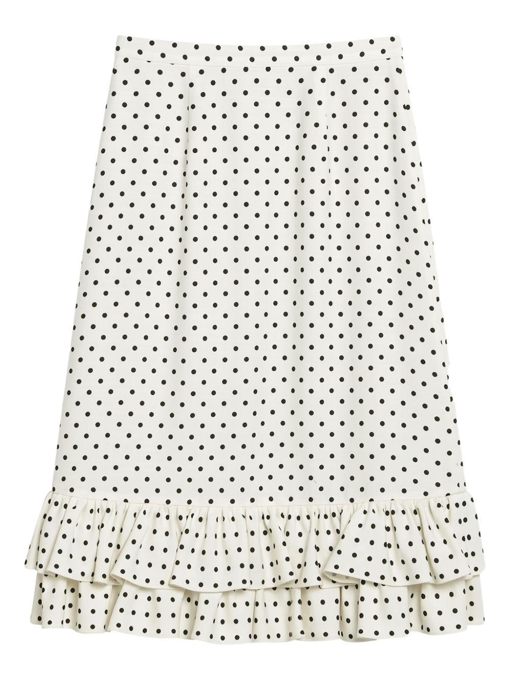 polka dot-print midi skirt - 7
