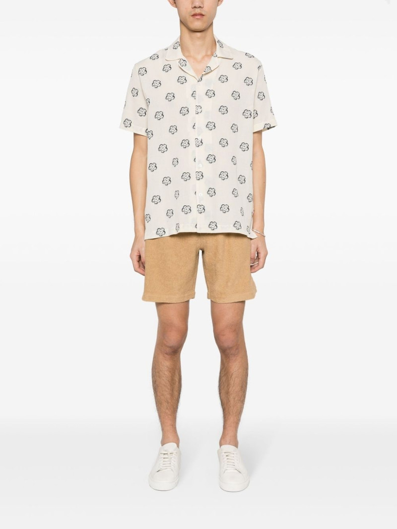 ORLEBAR BROWN Marne floral embroidery shirt outlook