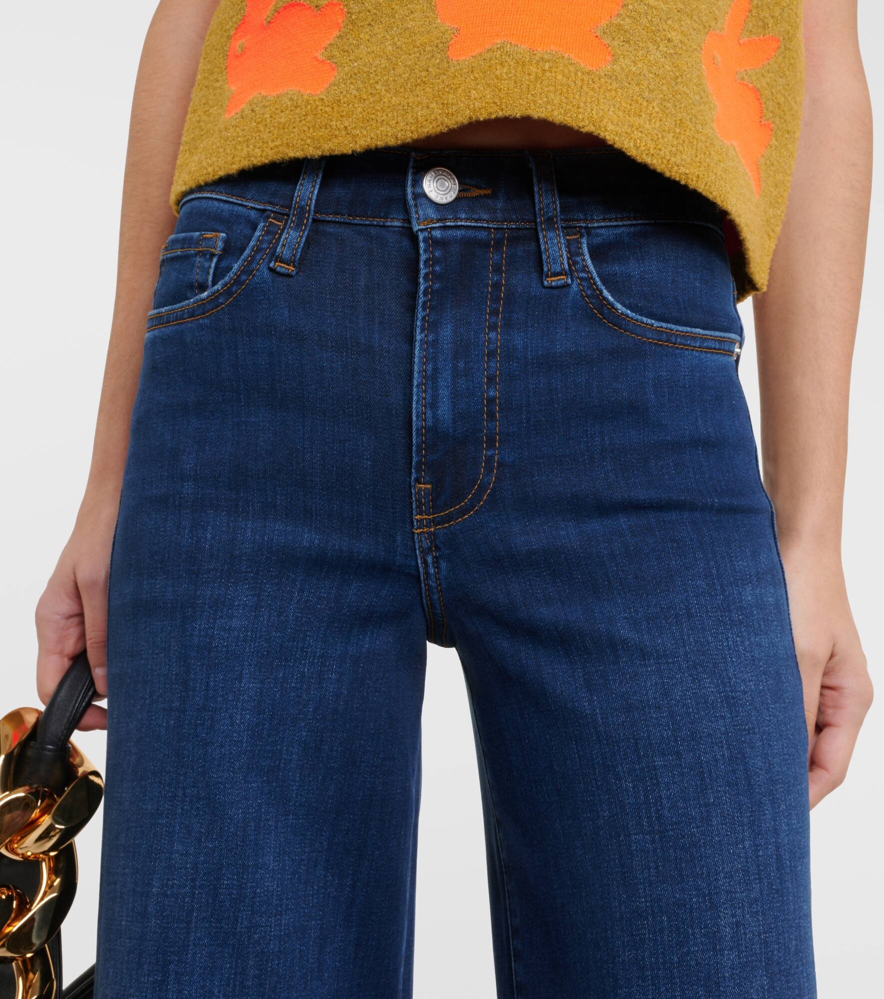 High-rise flared jeans - 4