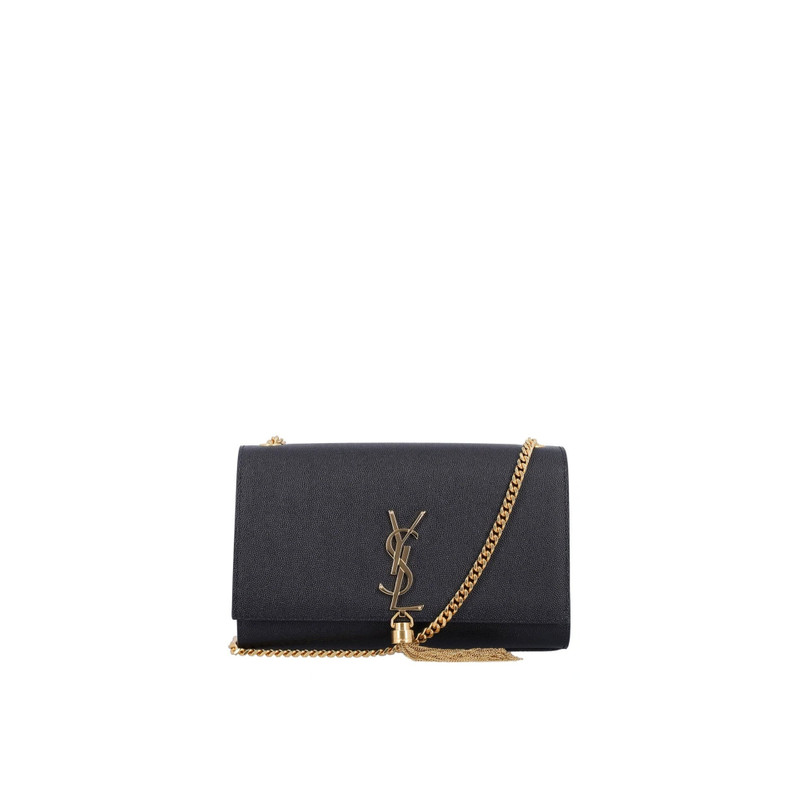 SAINT LAURENT Saint Laurent Kate Small Tassel in Grain de Poudre Embossed Leather outlook