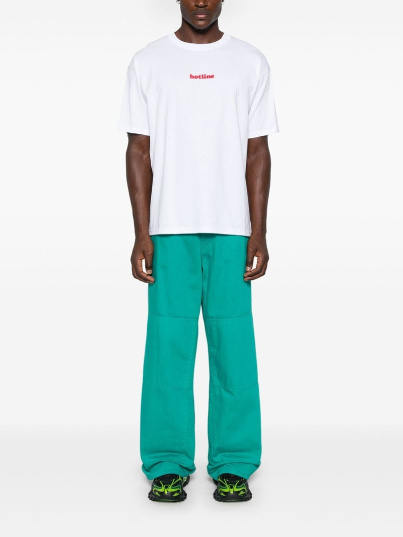 GCDS embroidered-motif T-shirt outlook