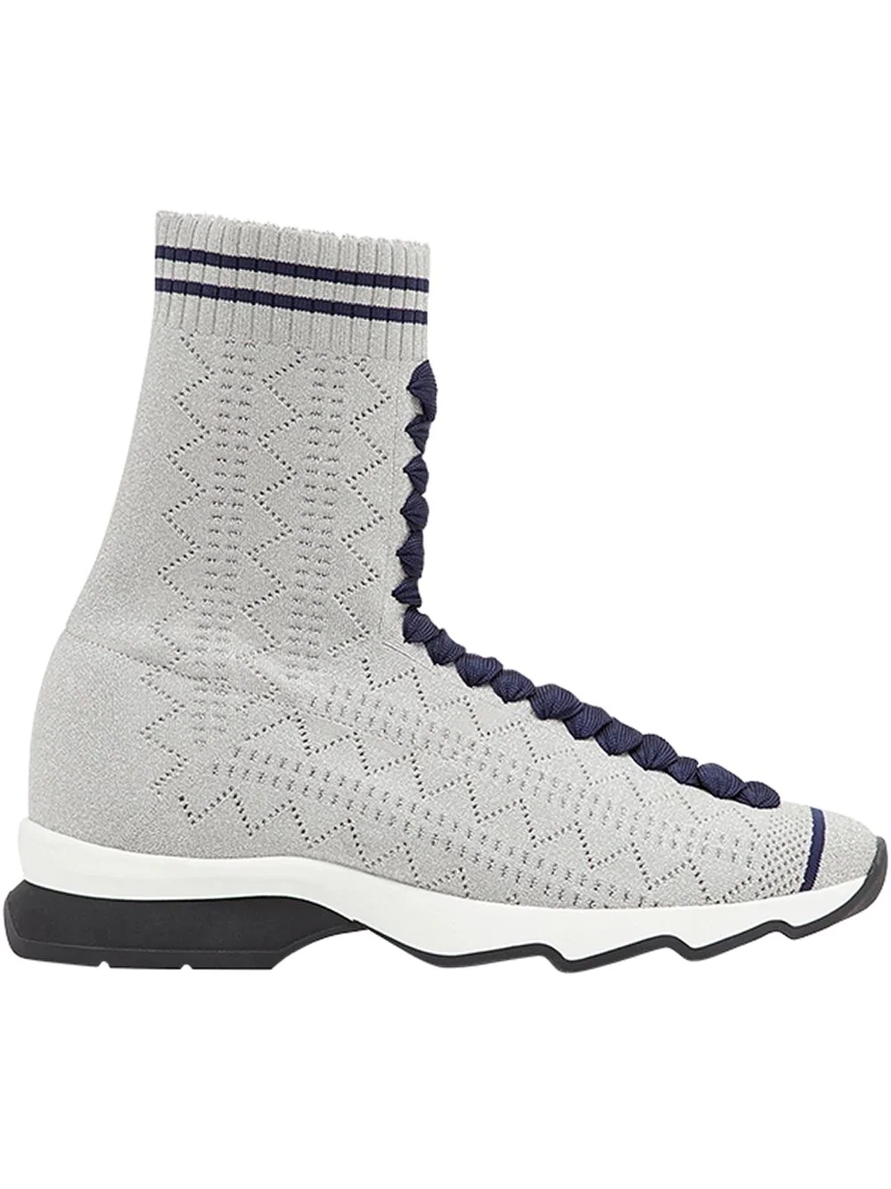 Runway sock detail sneakers - 1