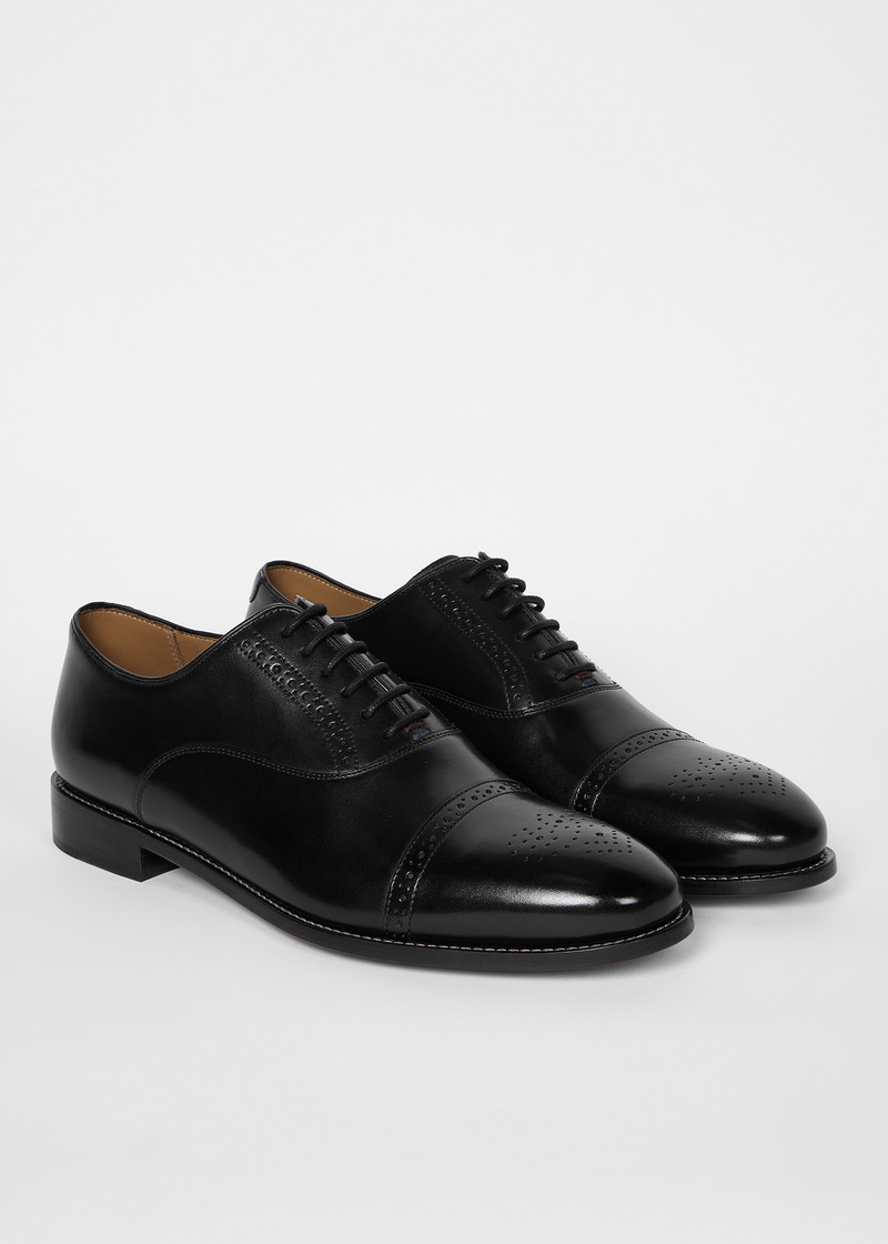 Paul Smith Black Leather 'Philip' Shoes outlook