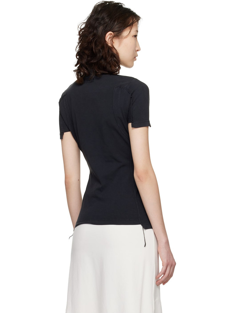 Black Cut-Up Baby T-shirt 3