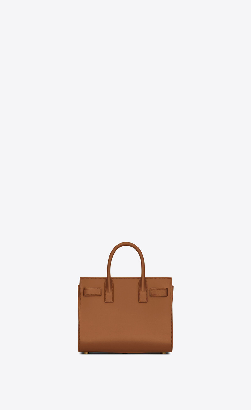 SAINT LAURENT sac de jour nano in smooth leather outlook