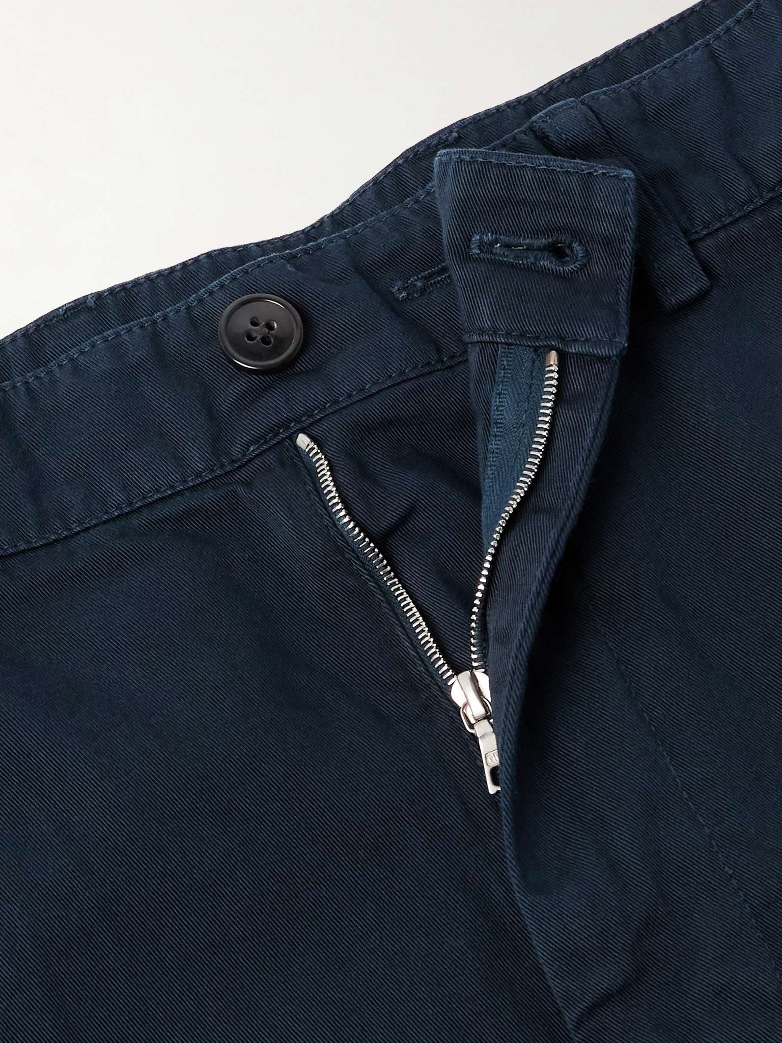Slim-Fit Cropped Cotton-Jersey Trousers - 6