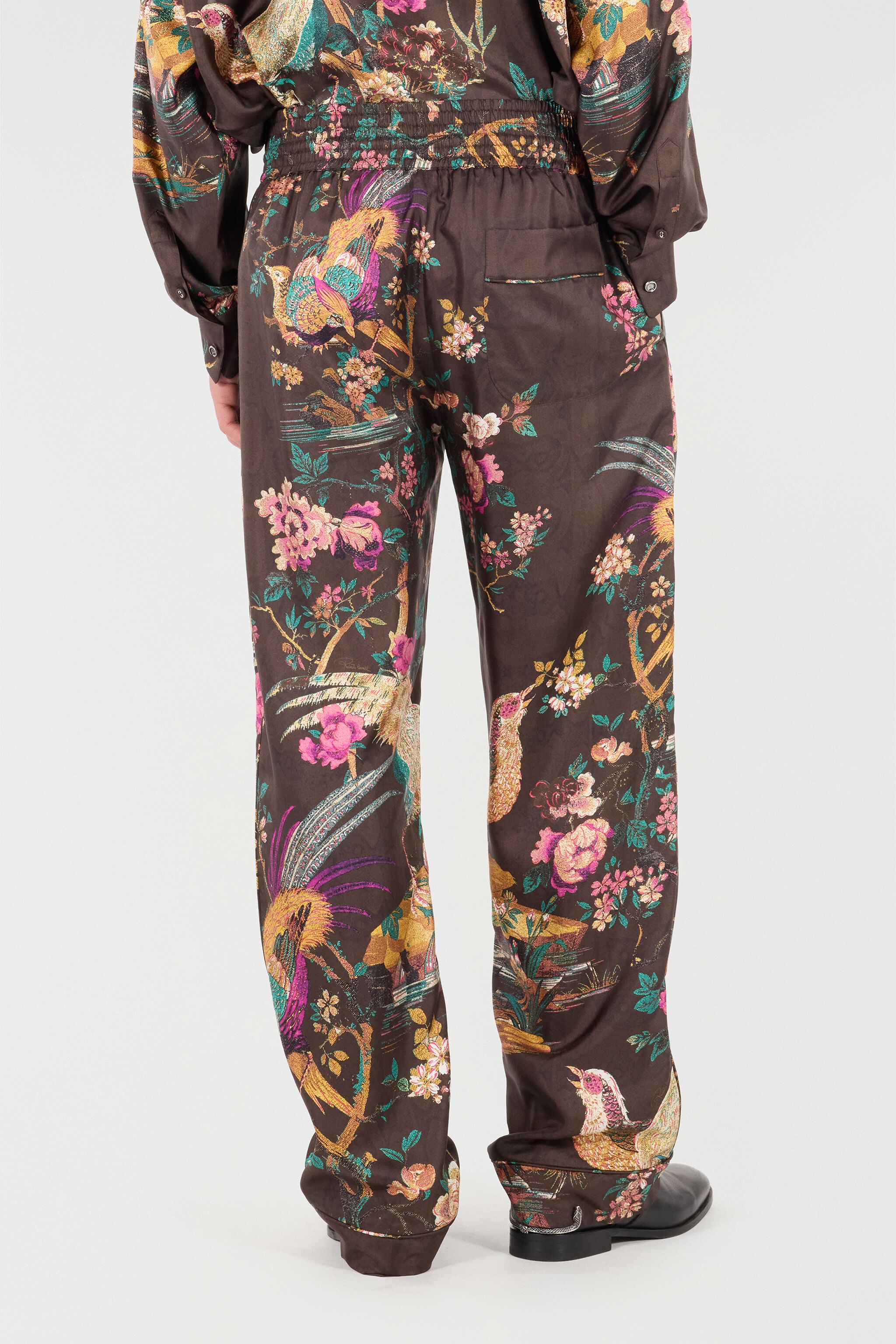 Silk Pants With Natural Landscape - 4