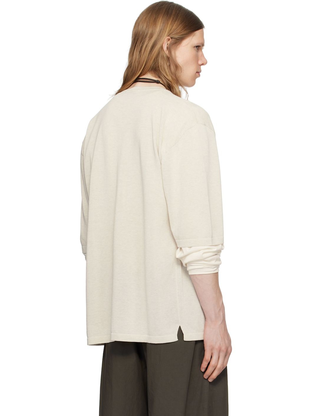 Beige Short Sleeve Overshirt Cardigan - 3