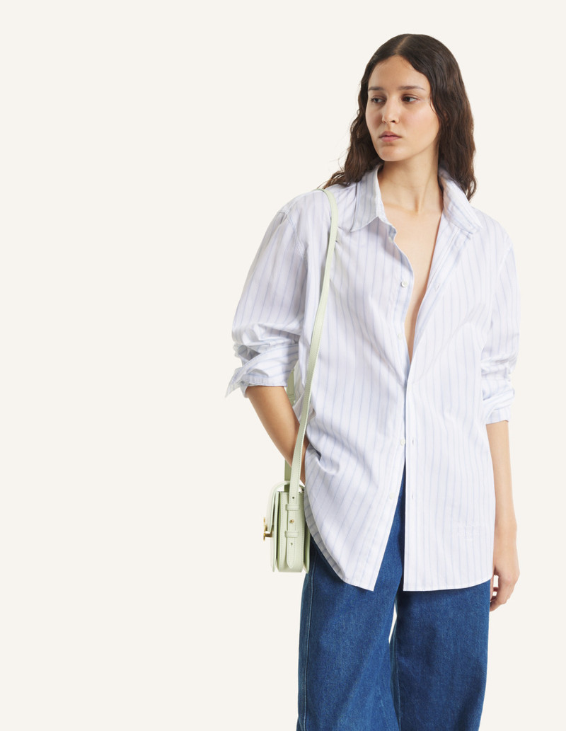 Maison Kitsuné STRIPED BOYFRIEND SHIRT outlook