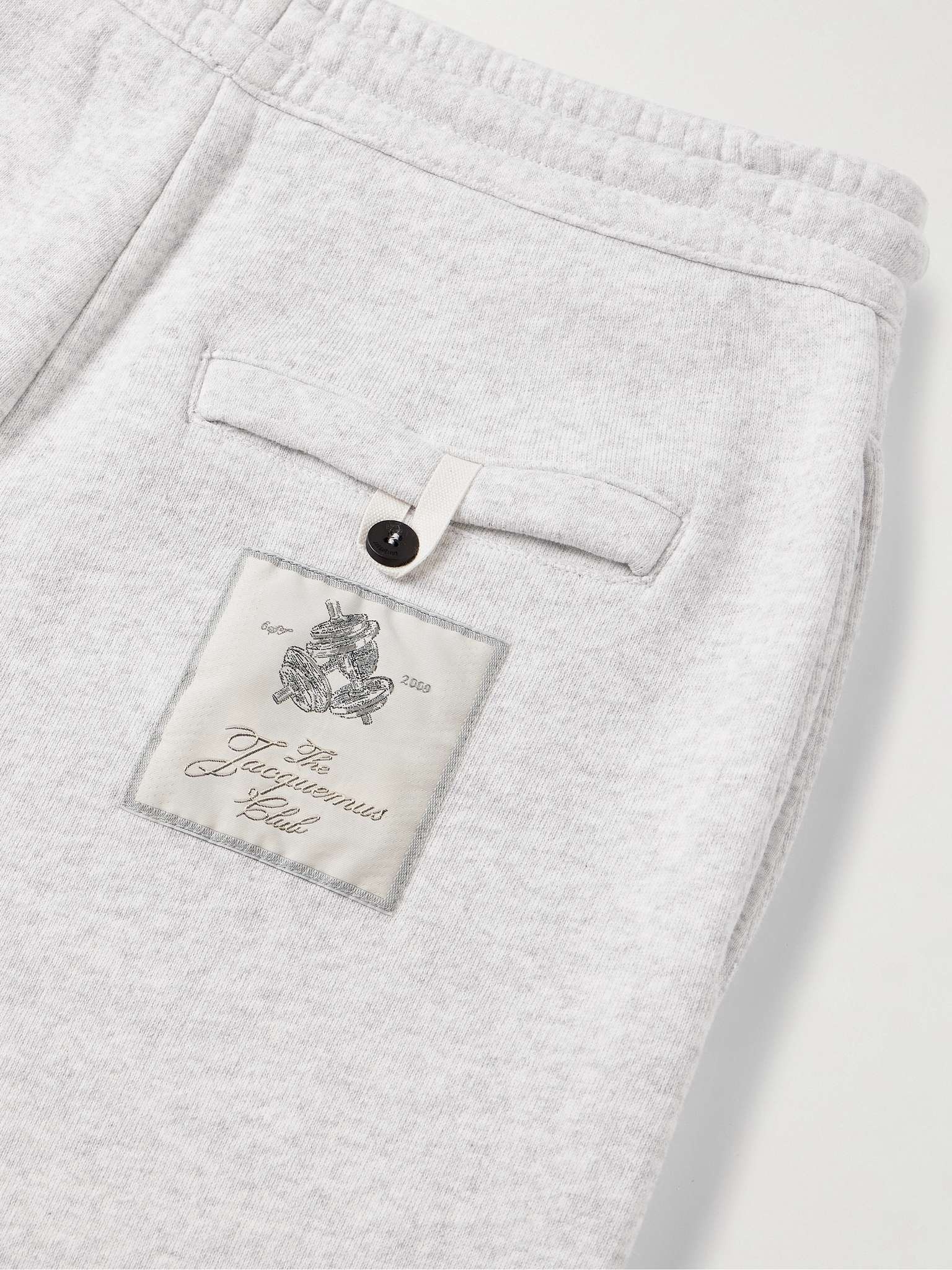 Tapered Logo-Appliquéd Cotton-Jersey Sweatpants - 5
