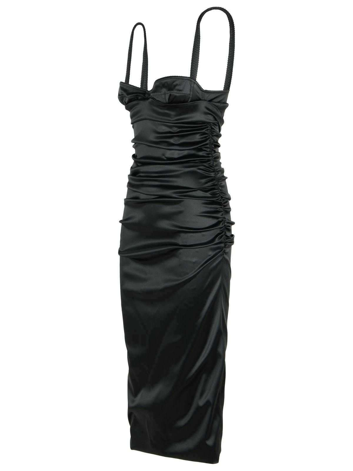 Dolce & Gabbana Black Silk Blend Dress Women - 2