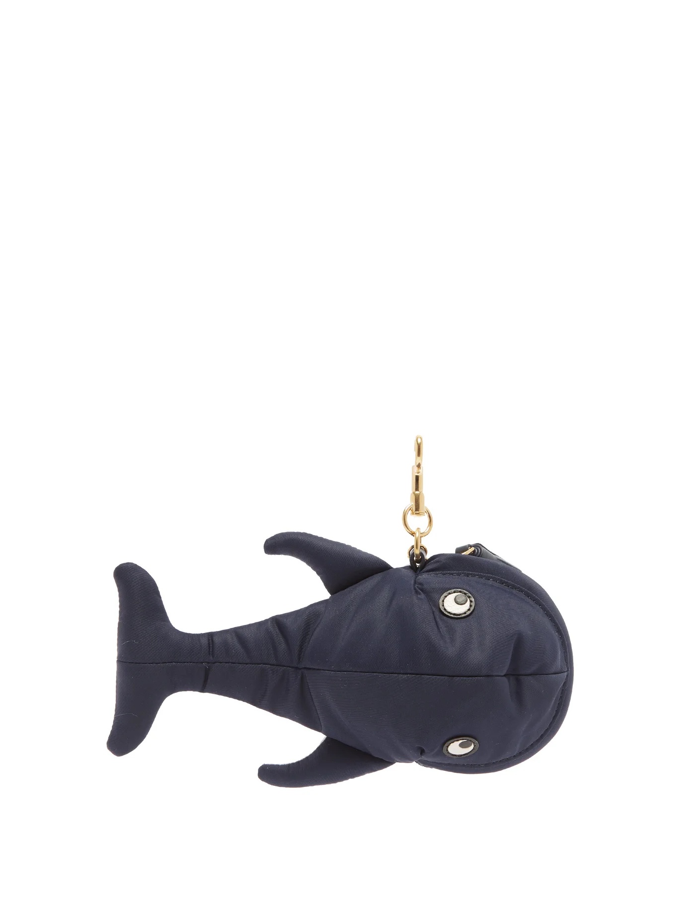 Whale-charm recycled-fibre tote bag - 1