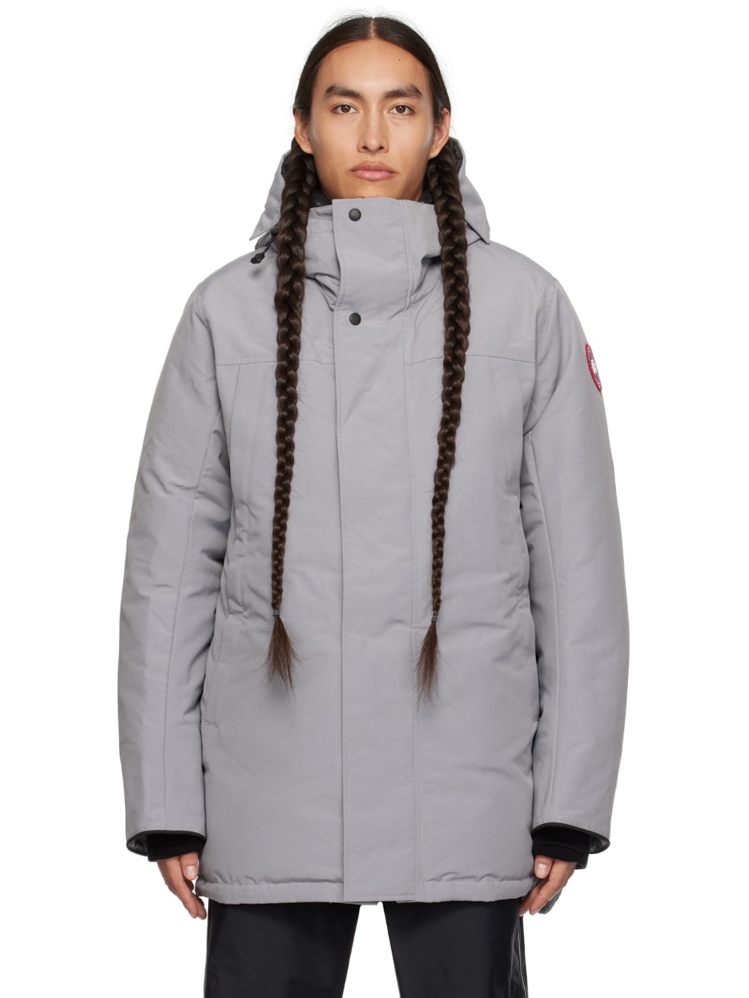 Gray Sanford Down Jacket - 1