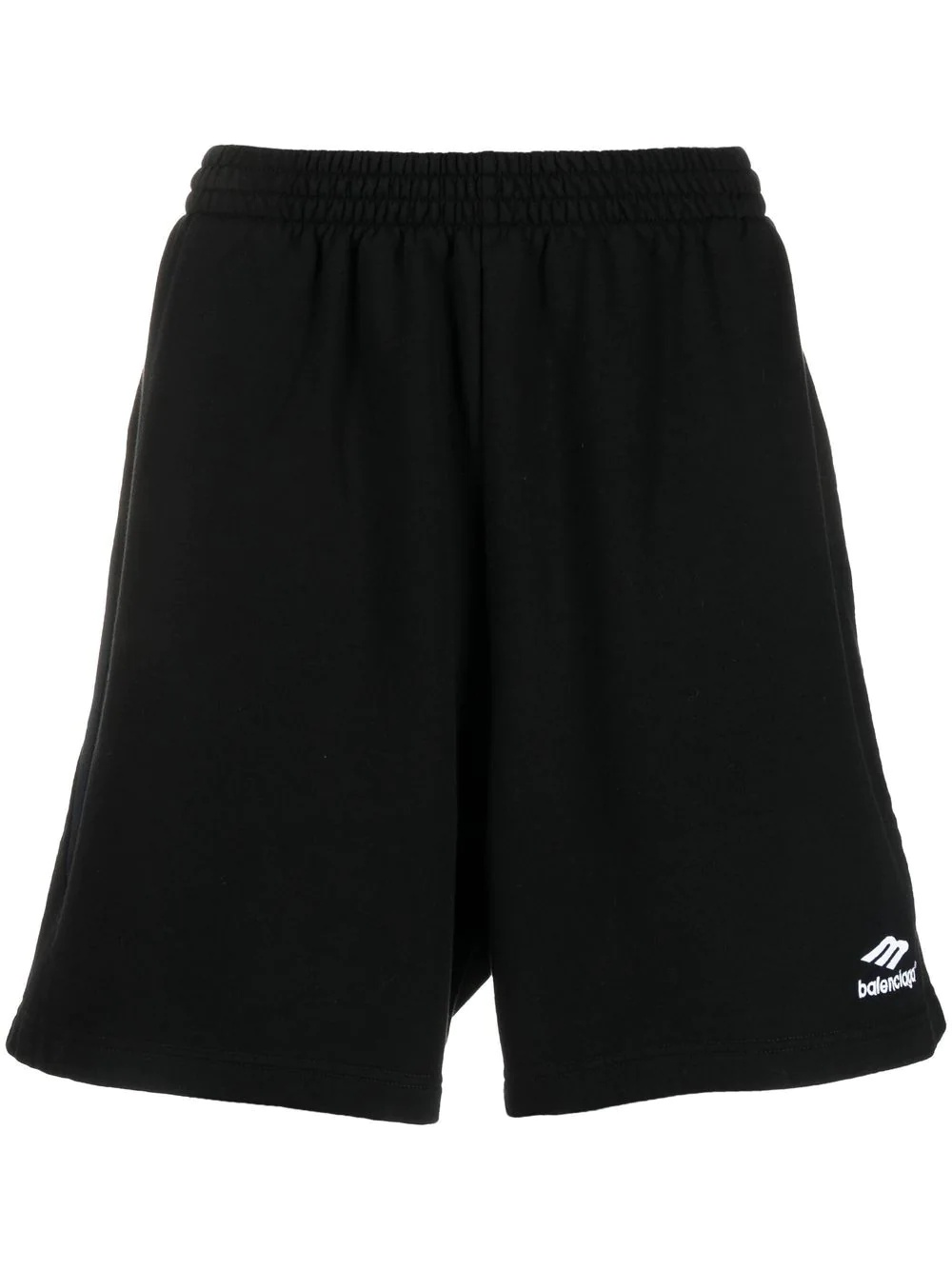 logo-embroidered track shorts - 1