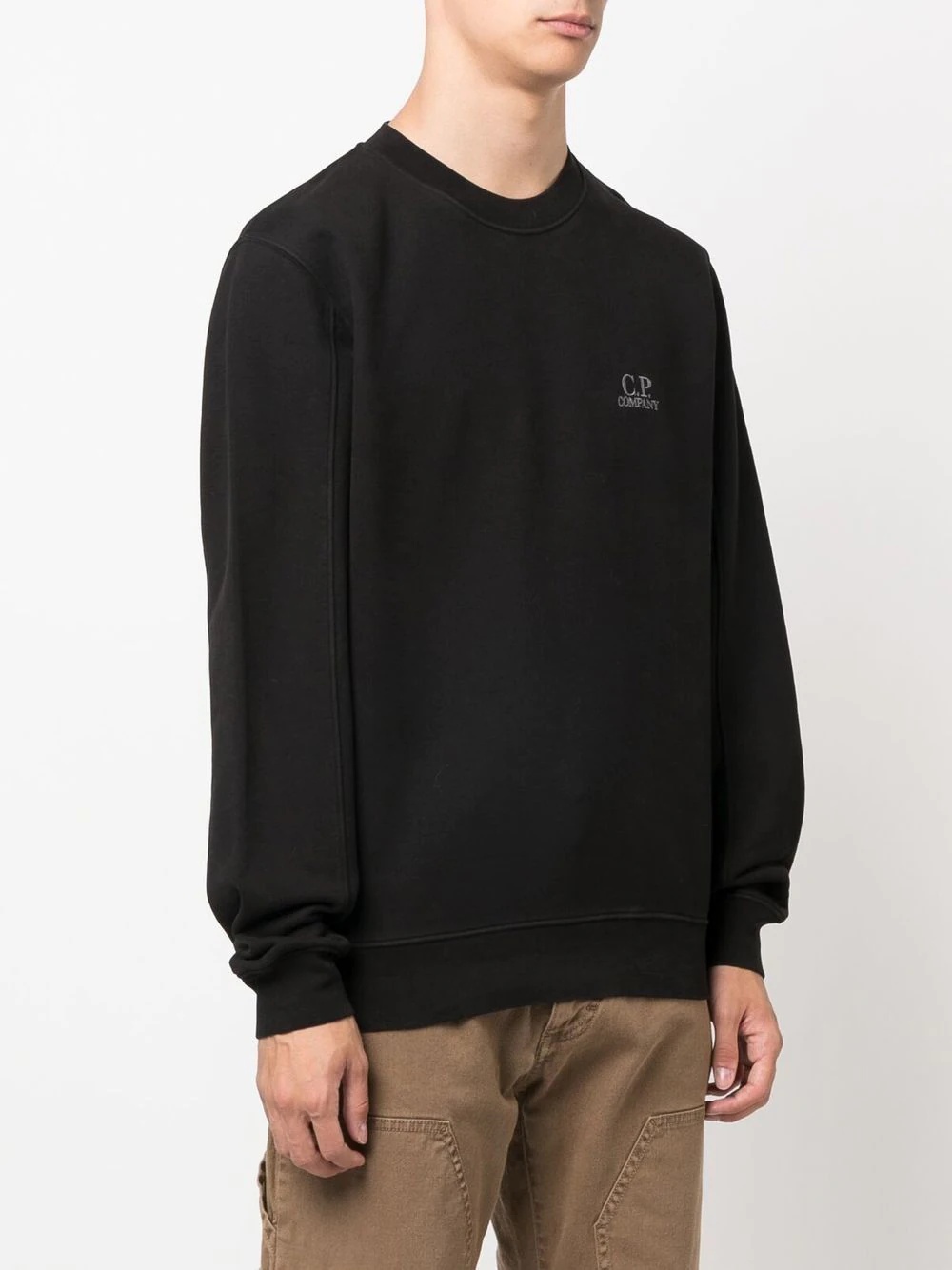 logo-print long-sleeve sweatshirt - 3